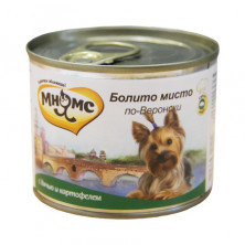 Мнямс консервы Болито мисто по-Веронски (дичь с картофелем) для собак - 200 г