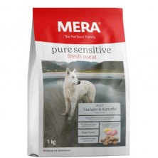 Mera Pure Sensitive Adult Truthahn & Kartoffel сухой корм для взрослых собак с индейкой и картофелем - 1 кг
