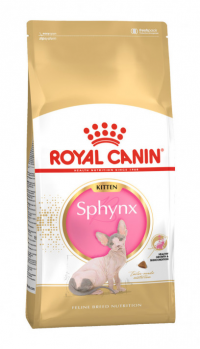 Royal Canin Kitten  Sphynx сухой корм для взрослых кошек породы сфинкс - 400 гр