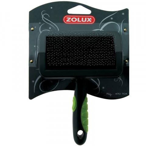 Щетка-пуходерка Zolux пластиковая с гибкими щетинками средняя, M 1 ш