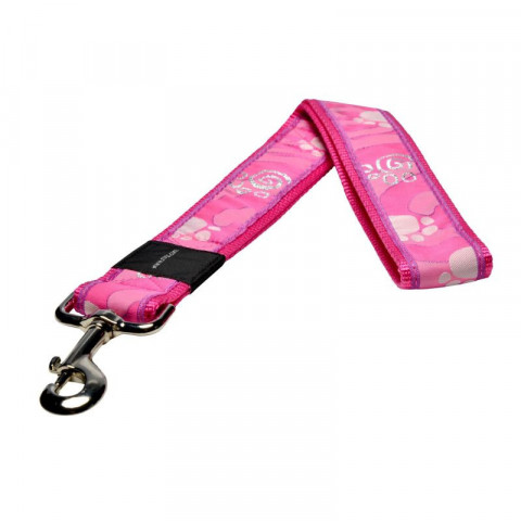 Поводок для собак ROGZ Fancy Dress XXL-40мм 0,5 м розовый