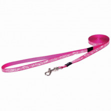 Поводок удлиненный для собак ROGZ Trendy XS-8мм 1,8 м (Розовый HLL520K)