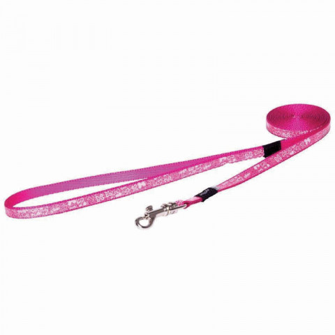 Поводок удлиненный для собак ROGZ Trendy XS-8мм 1,8 м (Розовый HLL520K)