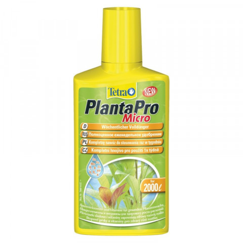 Tetra PlantaPro Micro удобрение жидкое с микроэлементами и витаминами - 250 мл
