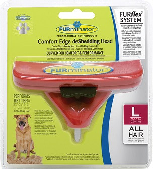 FURminator FURflex насадка против линьки L для собак крупных пород