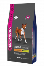 Eukanuba Adult Medium Breed для собак средних пород с курицей - 15 кг