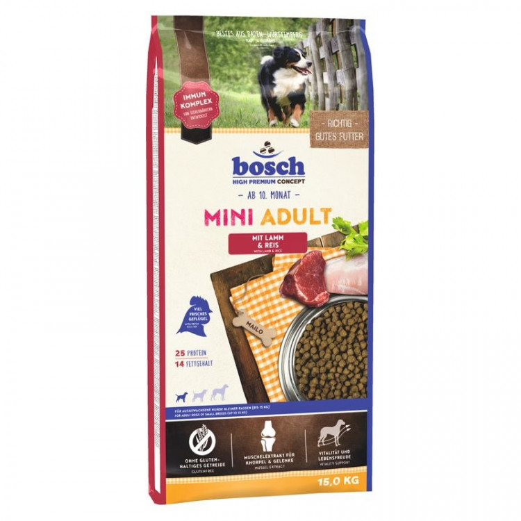 Bosch (15 кг) Mini Adult Lamb & Rice