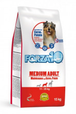 Forza10 Maintenance для взрослых собак средних пород из благородного мяса дикого оленя с молодым картофелем - 15 кг