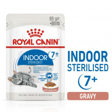 Royal Canin Indoor Sterilised 7+ влажный корм для стареющих кошек кусочки в соусе  - 85 г 1
