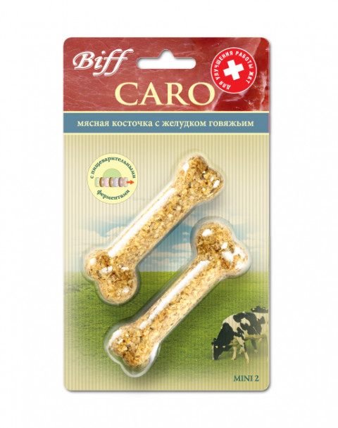 Titbit косточка Caro с желудком говяжьим mini 2