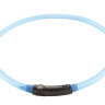 Hunter cветящийся шнурок на шею LED голубой 20-70 см