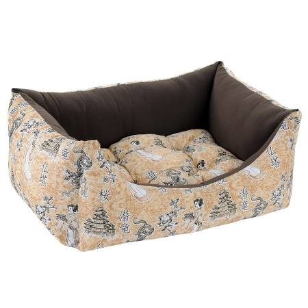 Fauna International Tokyo Coral мягкий лежак для кошек и собак 57х43х18 см