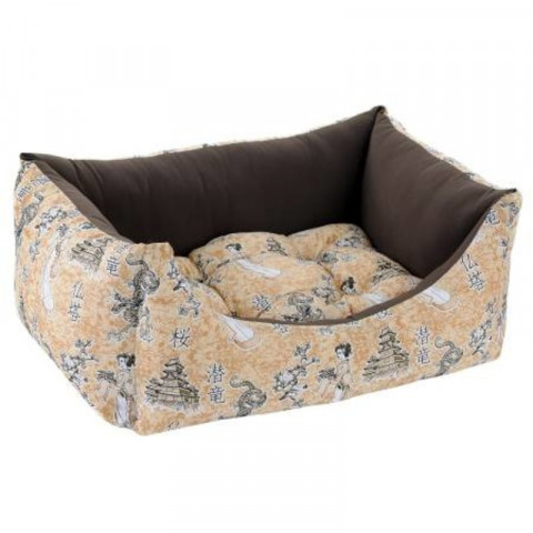 Fauna International Tokyo Coral мягкий лежак для кошек и собак 57х43х18 см