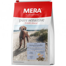 Mera Рure Sensitive Adult Hering & Kartoffel сухой корм для взрослых собак с сельдью и картофелем - 4 кг
