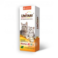 Unitabs Mama+Kitty витаминная паста для котят, беременных и кормящих кошек - 120 мл