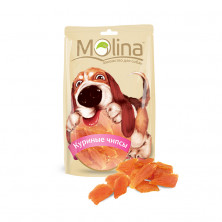 Molina для собак Куриные чипсы, 80г