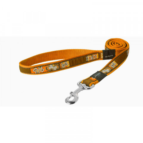 Rogz Поводок для крупных собак 120 см HL02BQ, оранжевый