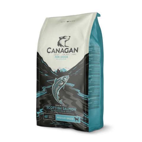 Canagan GF Scottish Salmon сухой корм для собак всех пород с лососем - 2 кг