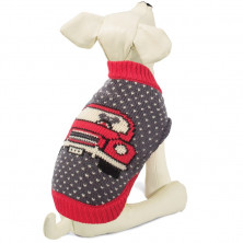 Triol свитер для собак "Машинка", темно-серый L, 35 см
