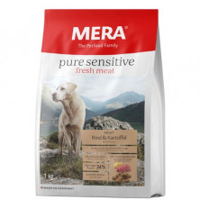 Mera Pure Sensitive Adult Rind & Kartoffel High Protein сухой корм для взрослых собак с говядиной и картофелем - 1 кг