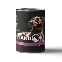 Landor влажный корм для собак всех пород с индейкой в консервах - 400 г