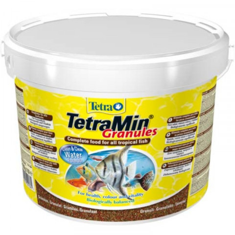 Корм Tetra Min Granules для всех видов рыб в гранулах - 10 л (ведро) 4.2 кг