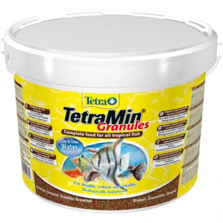 Корм Tetra Min Granules для всех видов рыб в гранулах - 10 л (ведро) 4.2 кг