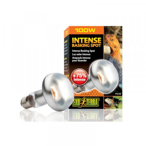 Exo Terra лампа для аквариума для баскинга Intense basking spot 100 Вт 80 мм (PT2138)
