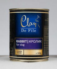 Консервы Clan De File для собак с кроликом - 340 г
