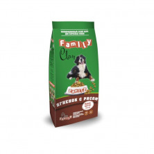 Clan Family сухой корм гипоаллергенный для взрослых собак с ягненком и рисом - 15 кг