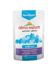 Almo Nature Functional Adult Cat Sterilised with Code консервы с треской для взрослых кастрированных котов и стерилизованных кошек - 70 г