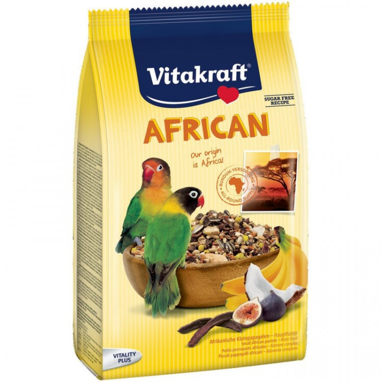 Vitakraft African корм для средних попугаев 750 г