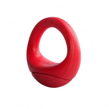Rogz игрушка- ПопАпс, резина в форме бублика, тип ванька-встанька, 120 мм, PU02K, красный