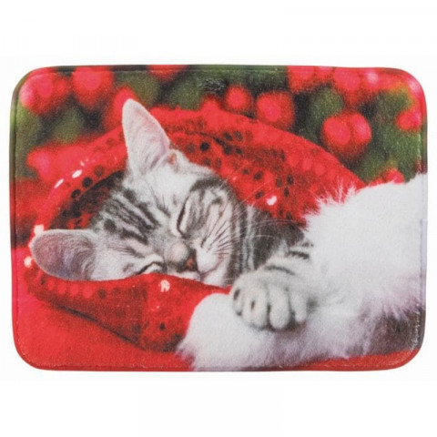 Trixie рождественскаяподстилкасрисункомКошка,40?30см