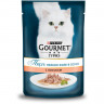 Паучи Gourmet Perle Mini-Fillet для взрослых кошек с лососем - 85 г