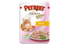 Petreet Natura влажный корм для взрослых кошек с курицей - 85 г