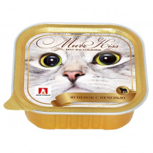 Влажный корм Зоогурман для взрослых кошек с ягненком и печенью - 100 г