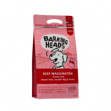 Сухой корм Barking Heads Beef Waggington для взрослых собак с говядиной и бурым рисом - 2 кг