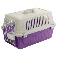 Ferplast переноска Atlas 20 для кошек и собак с ковриком и поилкой, цвет в ассортименте 1 ш