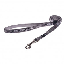 Поводок удлиненный для собак ROGZ Fancy Dress M-16мм 1,8 м (Серый HLL12BS)