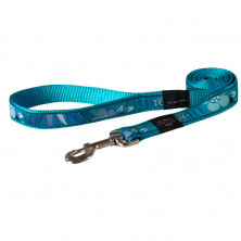 Rogz Поводок для крупных собак 120 см HL02M, голубой