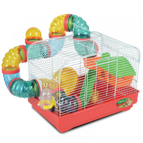 Triol YDB236 клетка для мелких животных, эмаль с переходами, 330х230х240 мм