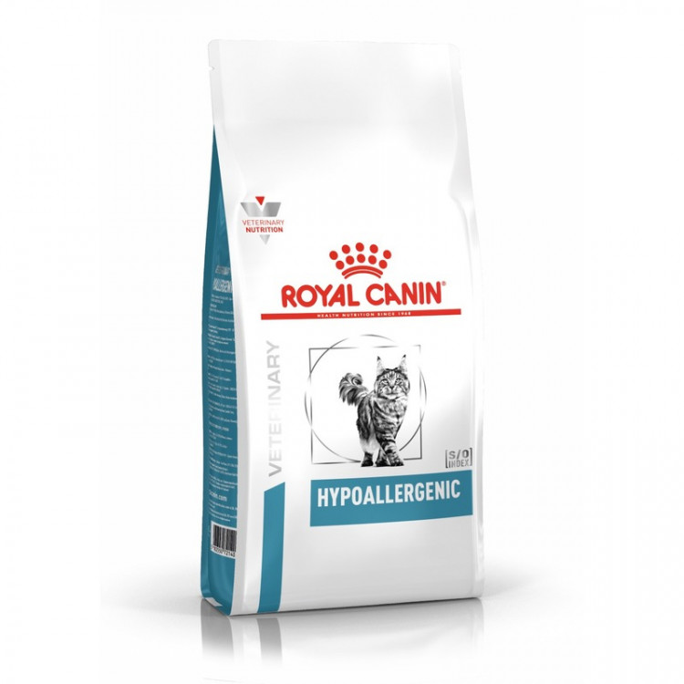 Royal Canin Hypoallergenic DR25 сухой корм для кошек при пищевой аллергии и пищевой непереносимости - 2.5 кг