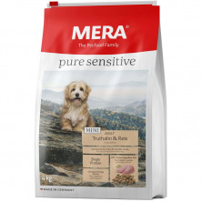 Сухой корм Mera Pure Sensitive Mini Adult Truthahn & Reis для взрослых собак мелких пород с индейкой и рисом 4 кг