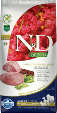 Farmina N&D Dog Grain Free quinoa weight management lamb корм для собак для контроля веса с ягненком и киноа - 7 кг