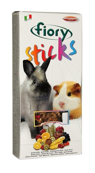FIORY палочки для кроликов и морских свинок Sticks с фруктами 2х50 г