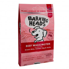 Сухой корм Barking Heads Beef Waggington для взрослых собак с говядиной и бурым рисом - 12 кг