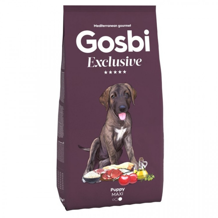 Сухой корм Gosbi Exclusive для щенков крупных пород с курицей - 3 кг
