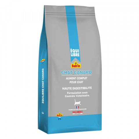 Babin Equilibre chat canard сухой корм для кошек с мясом утки - 15 кг