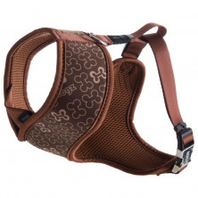 Шлейка манишка для собак ROGZ Trendy M-16мм (Коричневый)